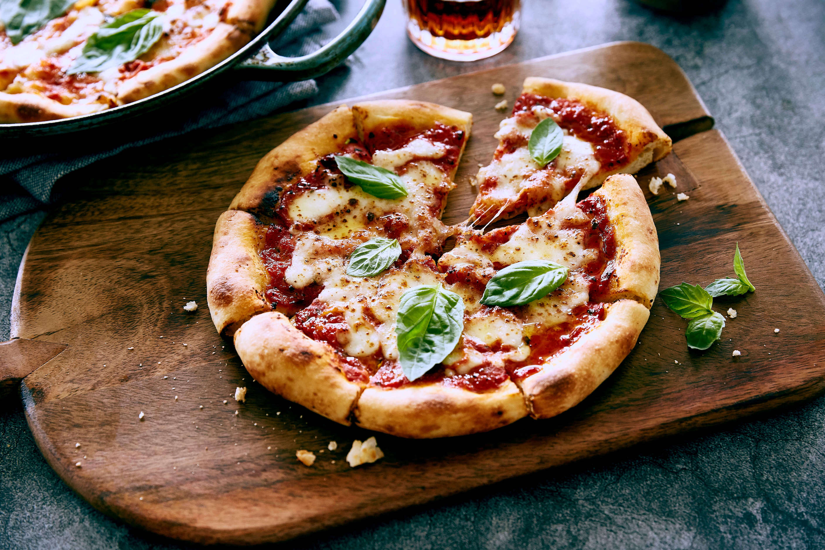 Cast Iron Margherita Pizza - The Gourmet Gourmand