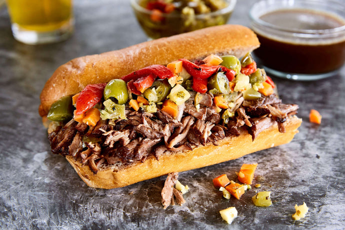 Chicago Style Italian Beef Sandwiches