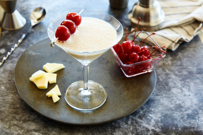 White Chocolate and Cherry Martini