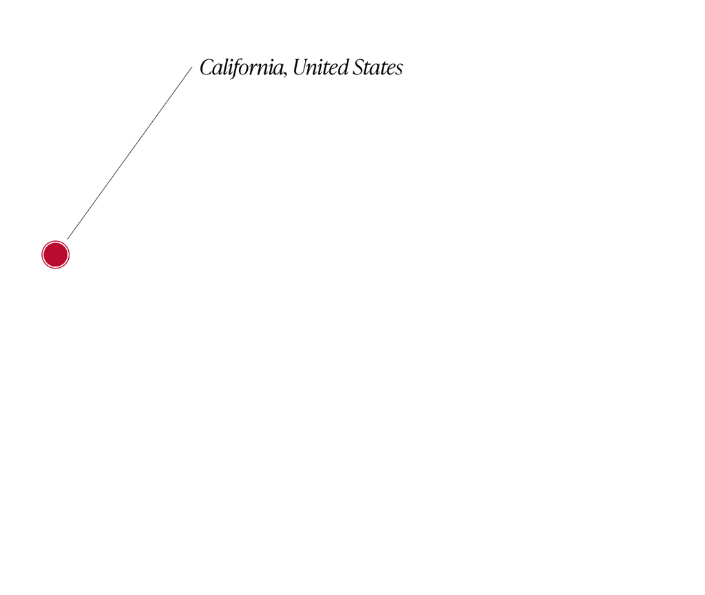 A map of the US with California highlighted