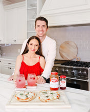 Load image into Gallery viewer, Couple enjoying a cocktail and homemade pizza in their kitchen