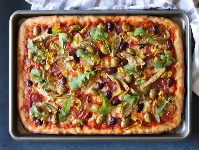 Antipasti Sheet Pan Pizza