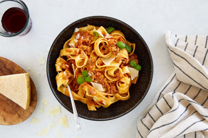 Bolognese with Pappardelle Pasta