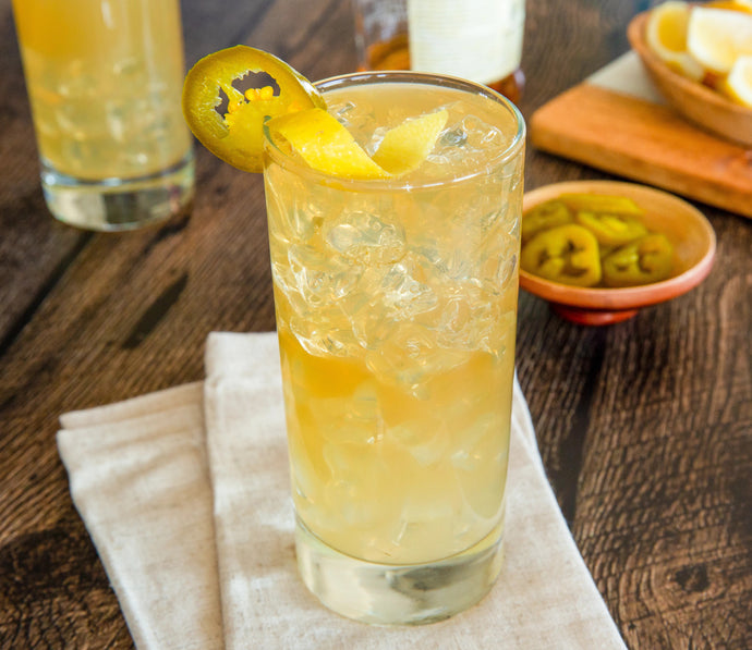 Jalapeño Spiked Bourbon Lemonade