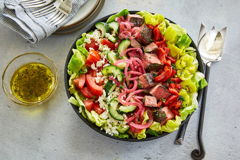 Balsamic Steak Chopped Salad