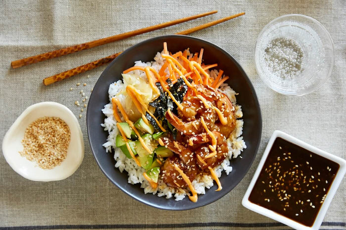 Teriyaki Shrimp Bowl