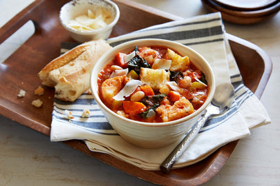 Tuscan Ribollita (Kale and White Bean Stew)