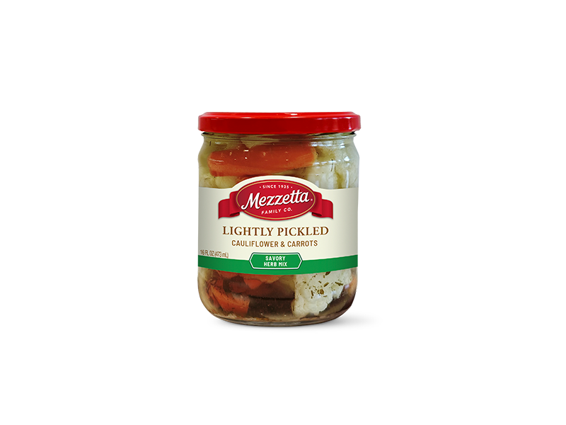 Mezzetta Mezzetta Lightly Pickled Cauliflower + Carrots, Savory Herb Mix — product image
