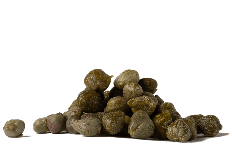 Capers are actually the unripened flower buds of the perennial Caper bushes, native to the Mediterranean, and found growing wild in rocky crags and coastal cliffs. Mezzetta capers are hand picked once they reach the desired size. Flavorful add in recipes!