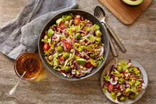 Load image into Gallery viewer, Cal Italian Chopped salad loaded with Mezzetta peppers and olives
