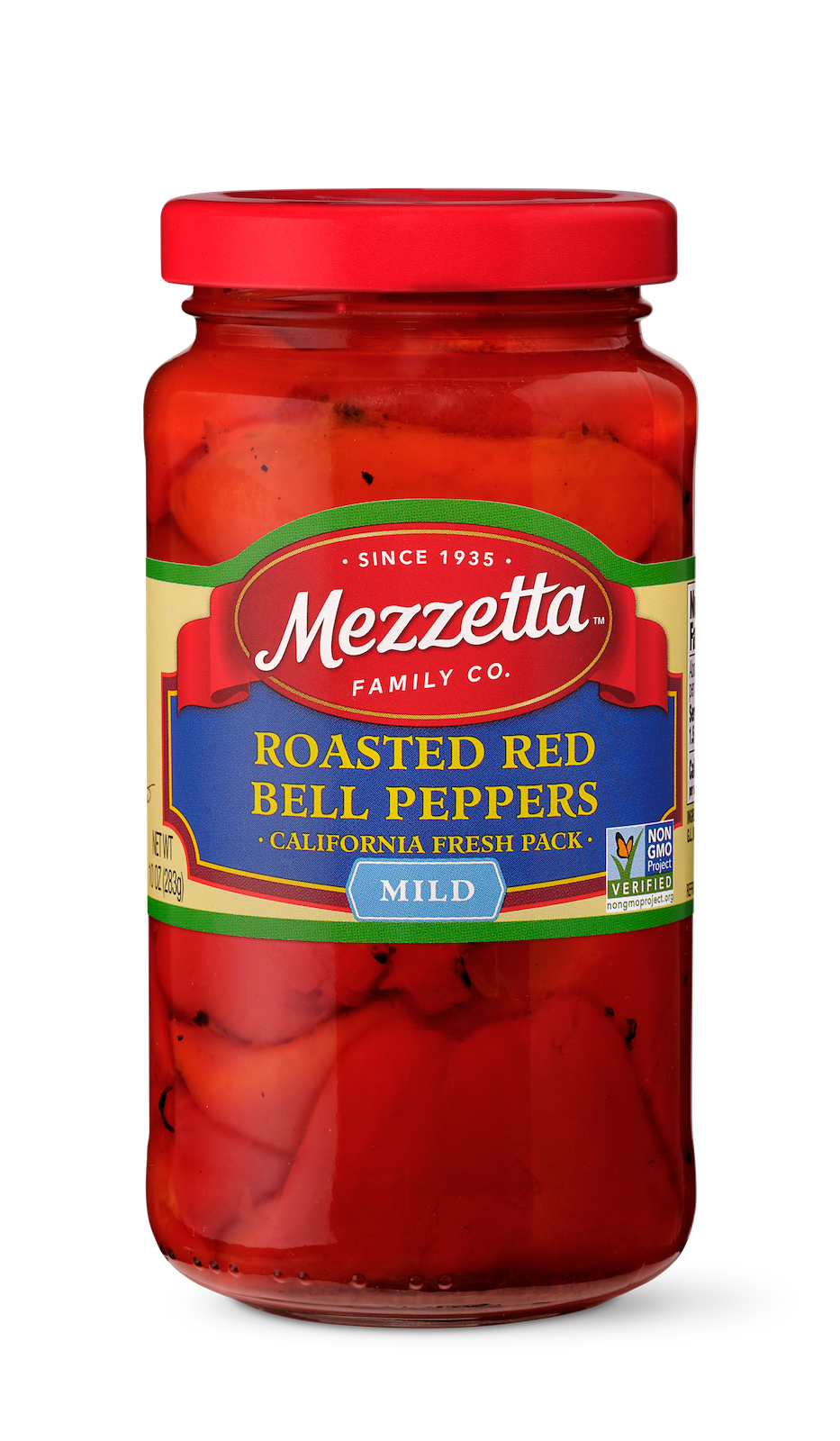 Mezzetta Roasted Red Peppers, California Fresh Pack, Mild - 16 oz