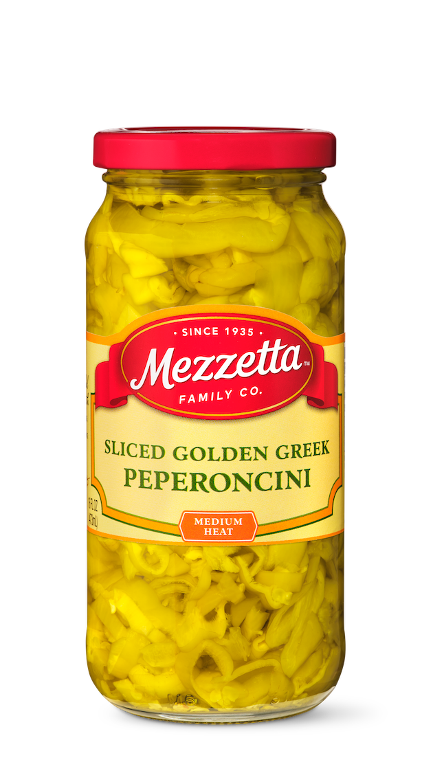 Sliced Golden Greek Peperoncini