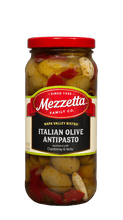 Load image into Gallery viewer, Jar of Napa Valley Bistro Italian Olive Antipasto with Chardonnay and Herbs
