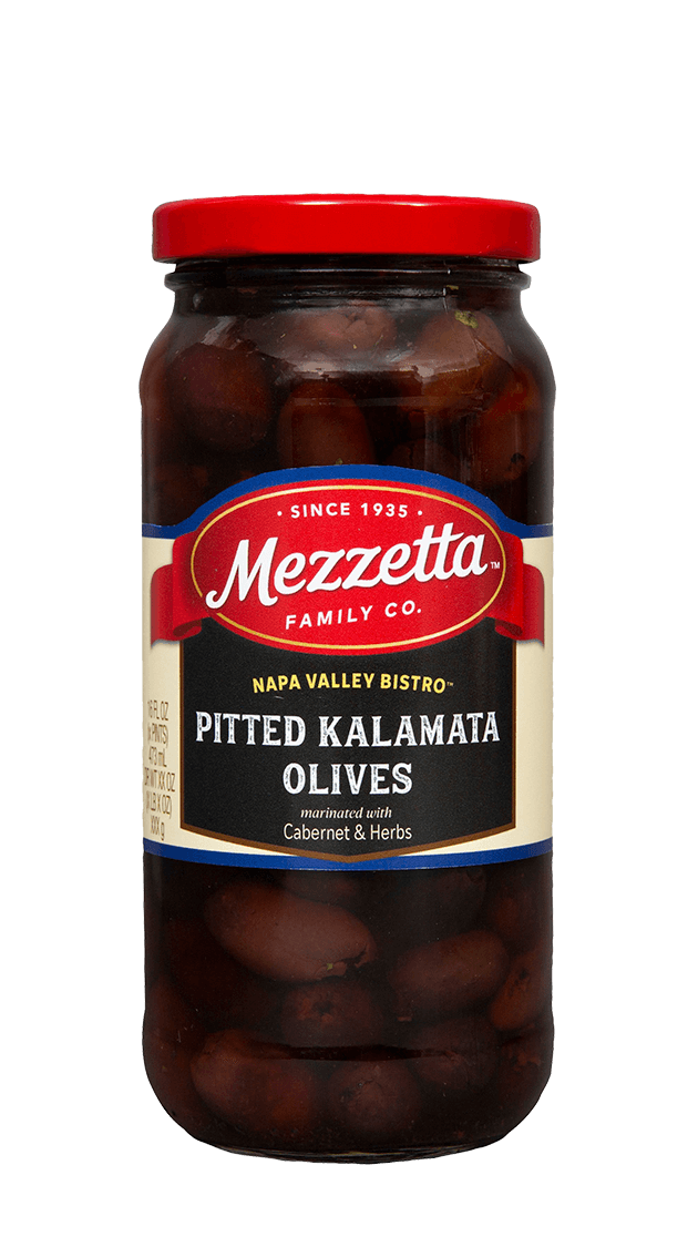 Napa Valley Bistro Pitted Kalamata Olives with Cabernet and Herbs jar